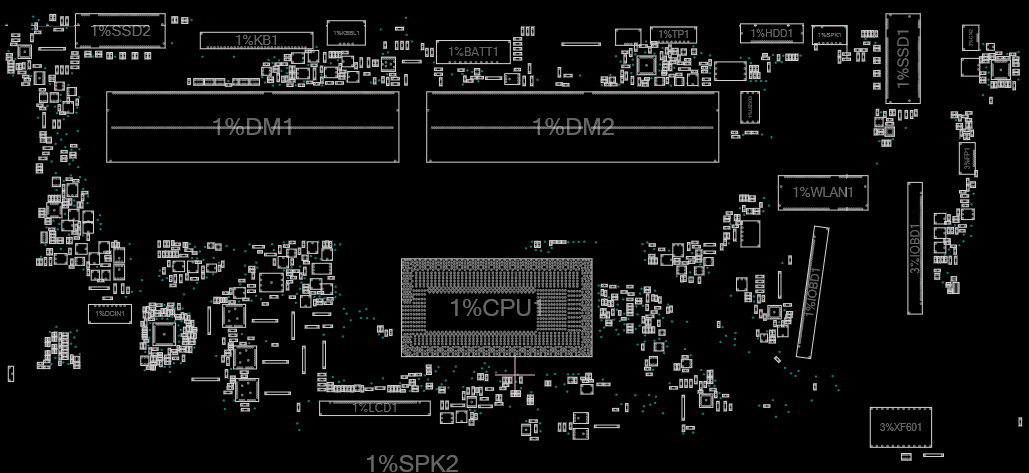 DELL LATITUDE 3410 3510 WISTRON MOCKINGBIRD L CML UMA 19746 1 BOARDVIEW