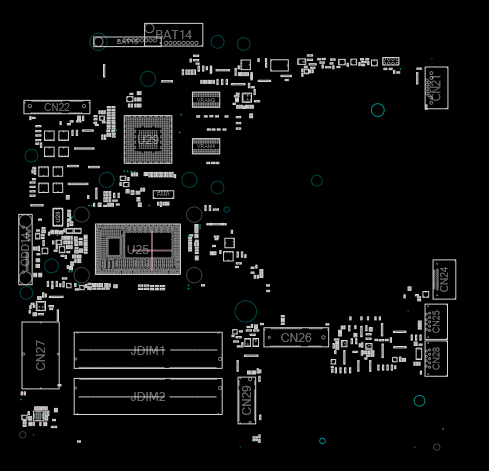 HP PAVILION15 QUANTA Y11A DAY11AMB6E0 BOARDVIEW For 4 42