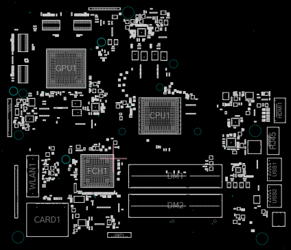 DELL INSPIRON 5435 WISTRON DNE40 AMD F77G4 12213 1 BOARDVIEW For 4 42