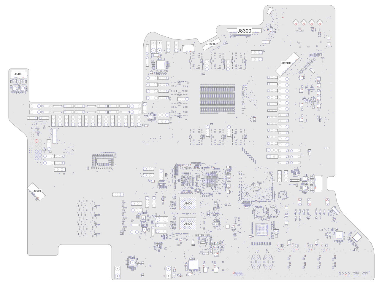 APPLE IMAC INTEL ALU 27 RETINA 5K EARLY 2019 A2115 820-01823 BOARDVIEW ...