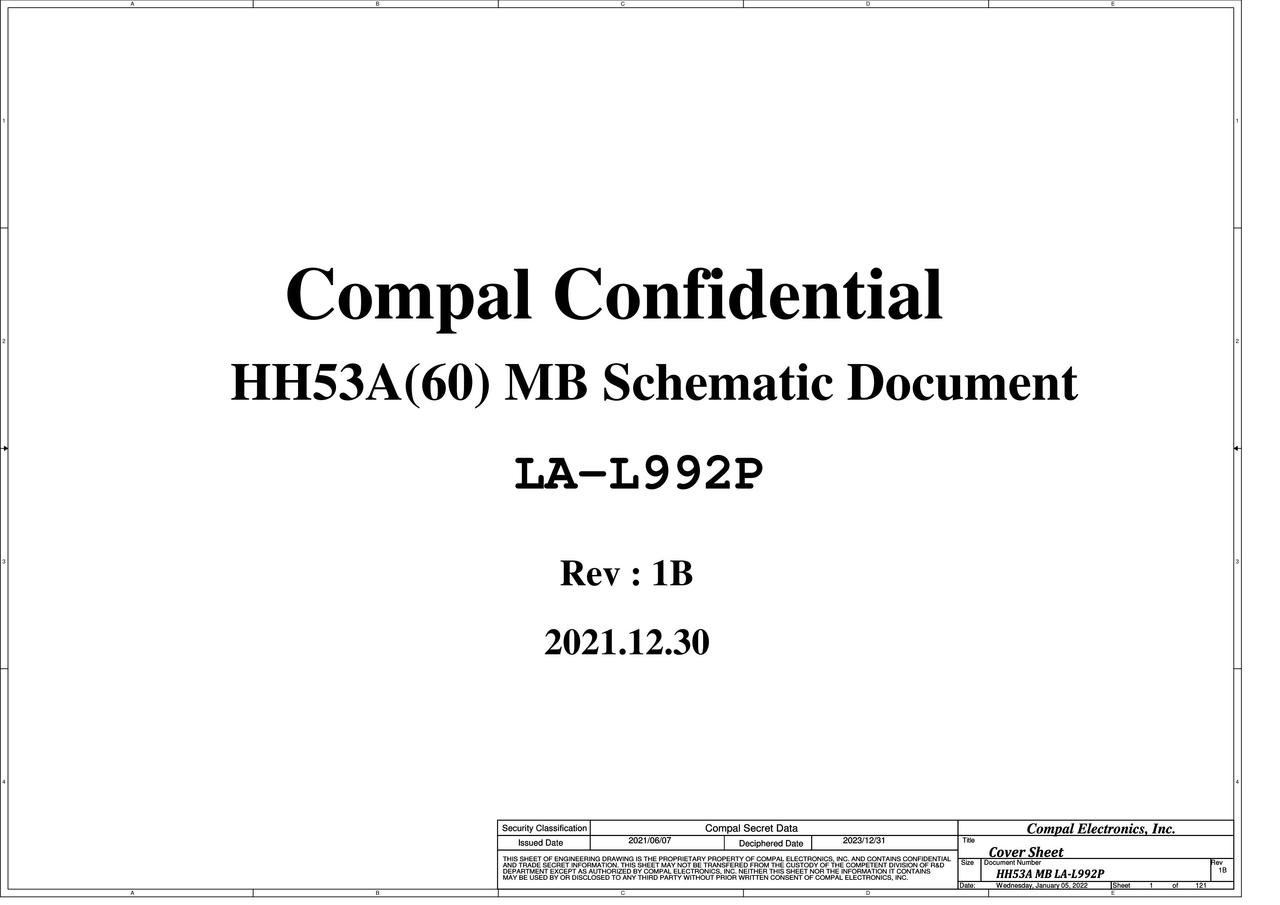 ACER PREDATOR HELIOS 300 COMPAL LA-L992P REV1B SCHEMATIC for $6.63