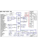 MSI CX605 MS-1687 VER0A SCHEMATIC