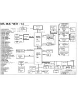 MSI CX605 MS-1687 VER1.0 SCHEMATIC