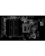 DELL INSPIRON 17 7779 WISTRON STARLORD13_B 15264-1 BOARDVIEW