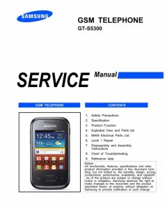 SAMSUNG GALAXY POCKET GT-S5300 SERVICE MANUAL