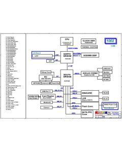 The motherboard schematic for ASUS 1002 Notebook