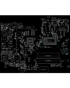 DELL INSPIRON 3064 3464 3264 AIO WISTRON KABYLAKE-U 3YW3J 15107-1 BOARDVIEW