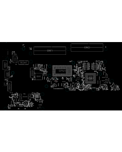 HP PROBOOK X360 440 G1 WISTRON RUMBLE KBL-RU 17869-1 BOARDVIEW