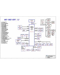 MSI CR500X CR600X MS-1683 SCHEMATIC