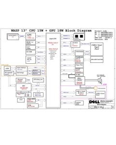 DELL INSPIRON 13-5390 WISTRON WASP 13" 18769-1 REVA00 SCHEMATIC