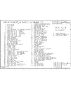 Lenovo Thinkpad T61 (GM) schematic – PART NO: 42W9239	