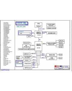 Asus EeePC 1000HE Motherboard schematic