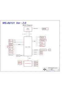 MSI MS-A6131 REV2.0 2.1 SCHEMATIC
