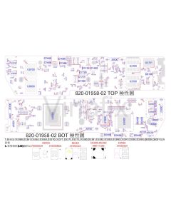 APPLE MACBOOK AIR13 2020 A2179 820-01958 BOARDVIEW