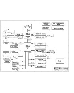 Asus A7J Motherboard schematic	  