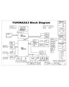 Acer Aspire 1620/1622LM, TravelMate 2000/2100/2500/2600 schematic – WISTRON YUHINA2&3