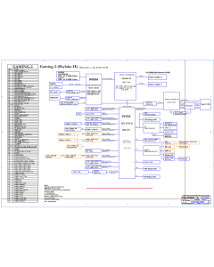 ACER PREDATOR 17X GX-791 PEGATRON P7NCR GAMING-2 (SKYLAKE-H) REV1.0 SCHEMATIC