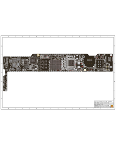 APPLE IPAD MINI3 A1599 PCB LAYOUT