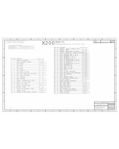 APPLE IPAD MINI 2 (RETINA) X200 MLB-C1 SCH 051-0886 820-4124 Rev A.0.0 SCHEMATIC