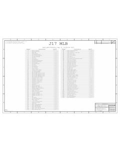 APPLE IMAC 27" A1419 J17 MLB SCHEMATIC - 820-3478