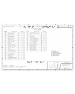 Apple MacBook 13″ A1181 schematic –  K36 MLB DVT 