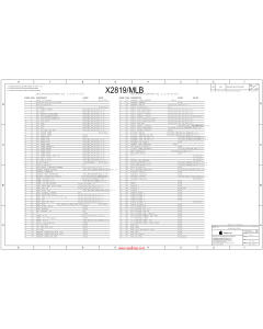 APPLE MACBOOK AIR 15″ A3114 2024 X2819 820-03286 051-09344 REV4.0.1 SCHEMATIC