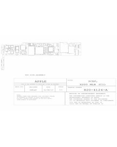 APPLE IPAD MINI 2 X200 MLB-C1 820-4124-A BOARDVIEW