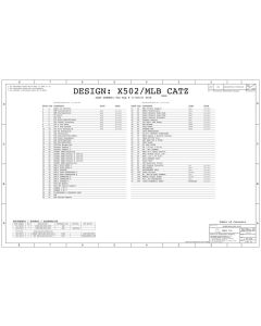 APPLE MACBOOK PRO 13" A1708 X502/MLB_CATZ 820-00875 051-02265 SCHEMATIC
