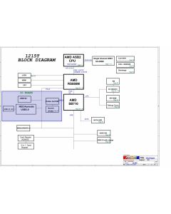 Asus EeePC 1215T netbook schematic