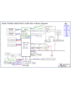 ASUS FX506H QUANTA NJJ DANJJMB1AA0 REV1A SCHEMATIC