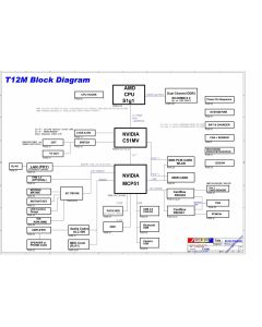 Asus T12M Motherboard schematic