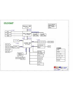 Asus UL50AT Motherboard schematic