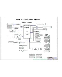 ASUS X750LA X750LB PEGATRON X750LB LA  REV1.1 SCHEMATIC