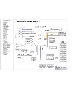 TOSHIBA SATELLITE L40-B PEGATRON CASUG CA10SUG CACUG CA10CUG REV1.1 SCHEMATIC