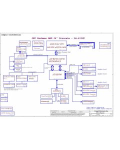 Compaq Presario CQ40 AMD (Discrete) schematic - JBL20 LA-4114P