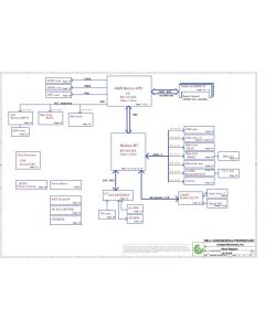 The motherboard schematic for Dell Inspiron M102Z