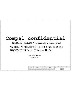 VGA Board KSRAA LS-4471P schematic