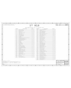 APPLE D7 MLB - 051-9509 Schematic