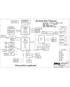 Dell Inspiron 640M, Dell Inspiron E1405 schematic – 05224-1 – DB2 Bermuda