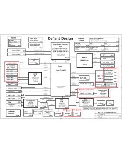 The motherboard schematic for DELL Alienware M15X