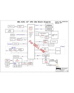 DELL 13-7370 7570 7373 7573 WISTRON KYLOREN 13" REV-1 16839-1 SCHEMATIC
