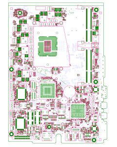 DELL INSPIRON ONE 2020 AIO WISTRON EAGLETON PIH61R 11078-1B BOARDVIEW