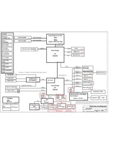The motherboard schematic for DELL Inspiron AMD M301Z Flex 
