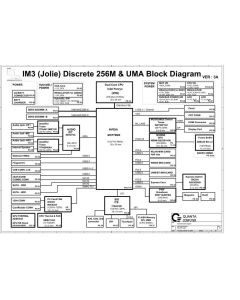 Dell Studio XPS 1340B (Discrete) schematic – IM5B (Jolie-MLK) Discrete 512M  
