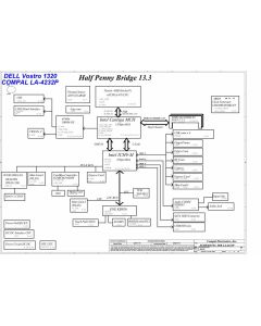 Dell Vostro 1320 schematic -Half Penny Bridge 13.3- KAL80 LA-4232P