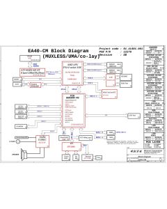 ACER ASPIRE E1-451G WISTRON EA40-CM 12276 REVSB SCHEMATIC
