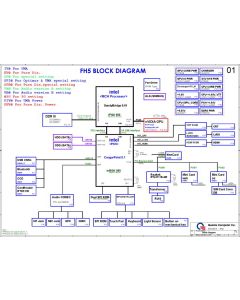 The motherboard schematic for Fujitsu LifeBook AH530 (Discrete)