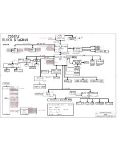 FUJITSU-SIEMENS AMILO D7850  UNIWILL 755SA1 SCHEMATIC