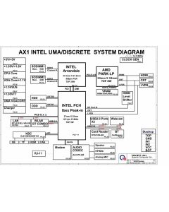 HP G42/G62  – Compaq Presario CQ42/CQ62 schematic – AX1 