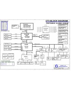 HP Pavilion DV1000/DV1300/ DV4000/ZE2000 Compaq Presario M2000 schematic - CT3
